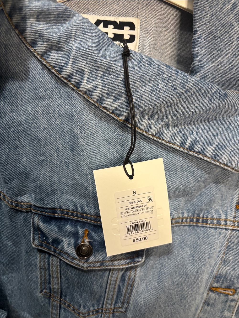 KBB by KAHLANA “The denim jacket” light wash small and med - Picture 5 of 5